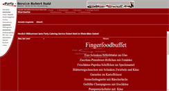 Desktop Screenshot of party-service-nold.de